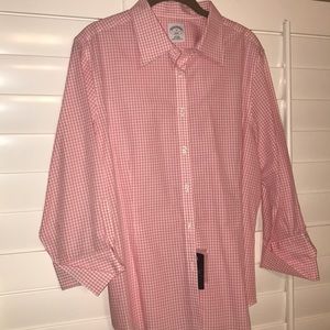 Brooks Brothers Woman's size 16 pink/white shirt